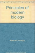 Principles of modern biology